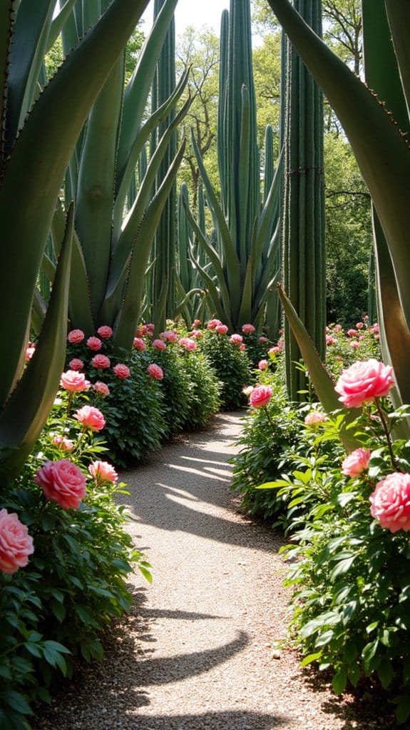 agave and roses harmony