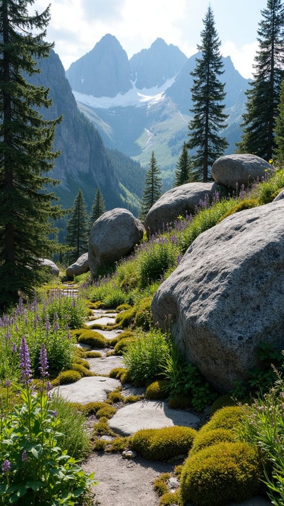 alpine rock garden design