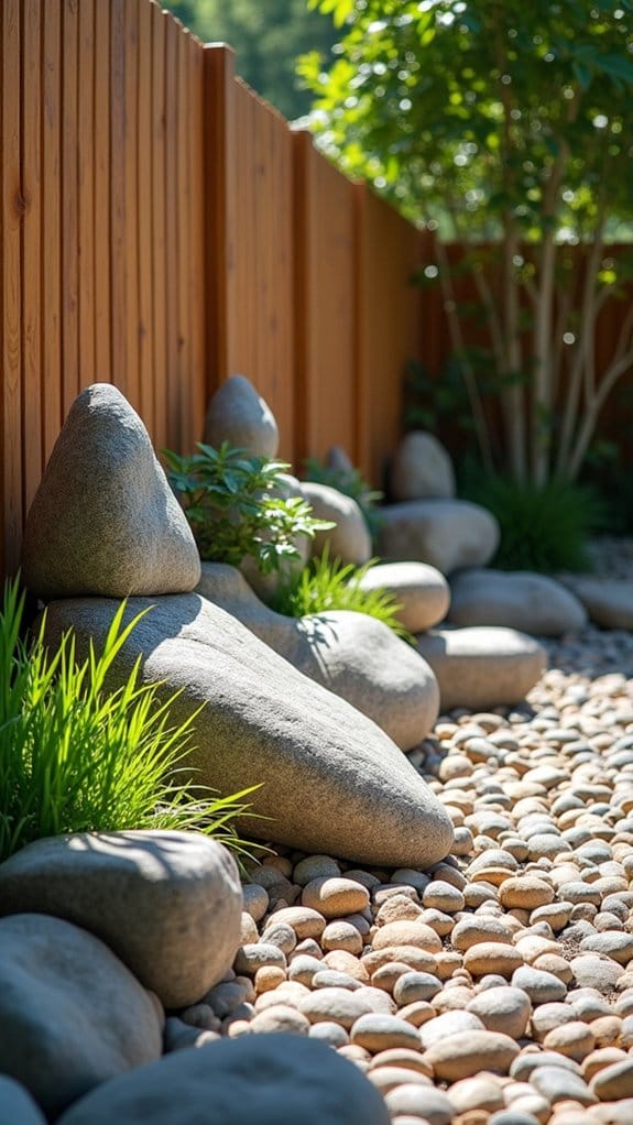 artistic rock sculptures enhance