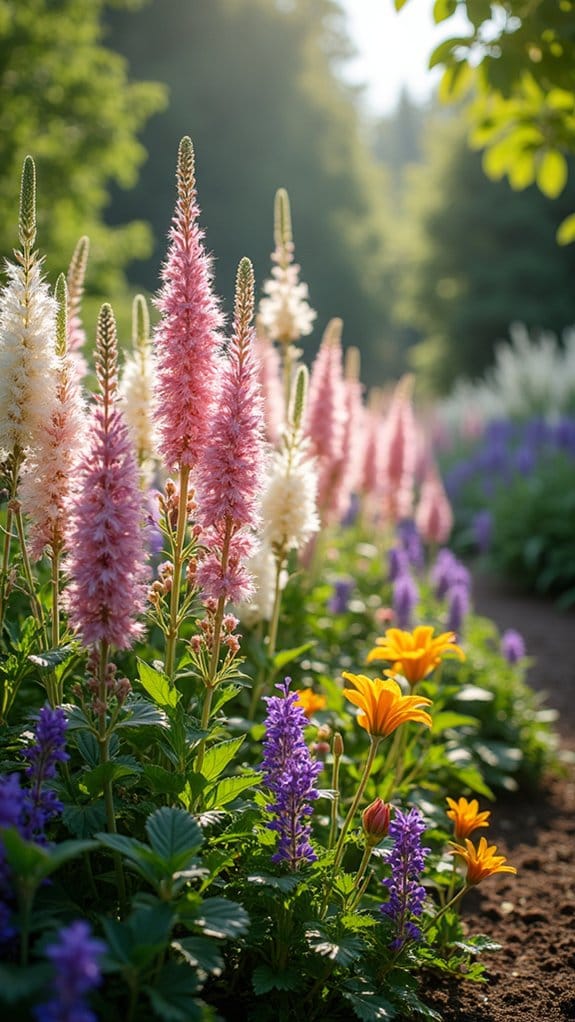 astilbe enhances garden aesthetics