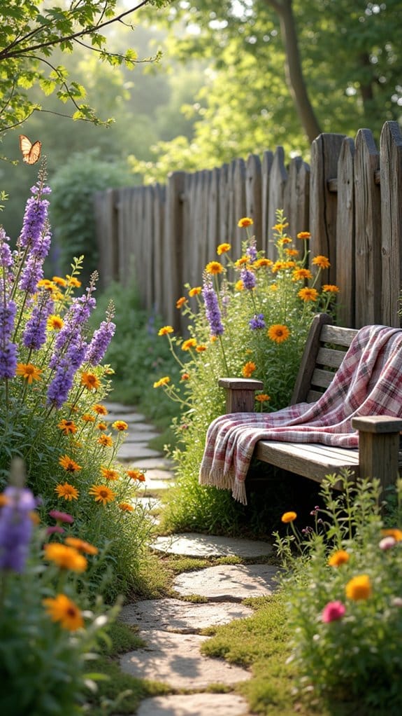 attract butterflies with flowers