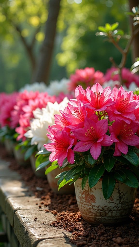 azaleas thrive in containers