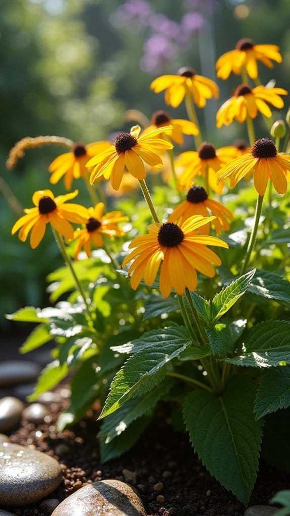 beautiful functional rain garden
