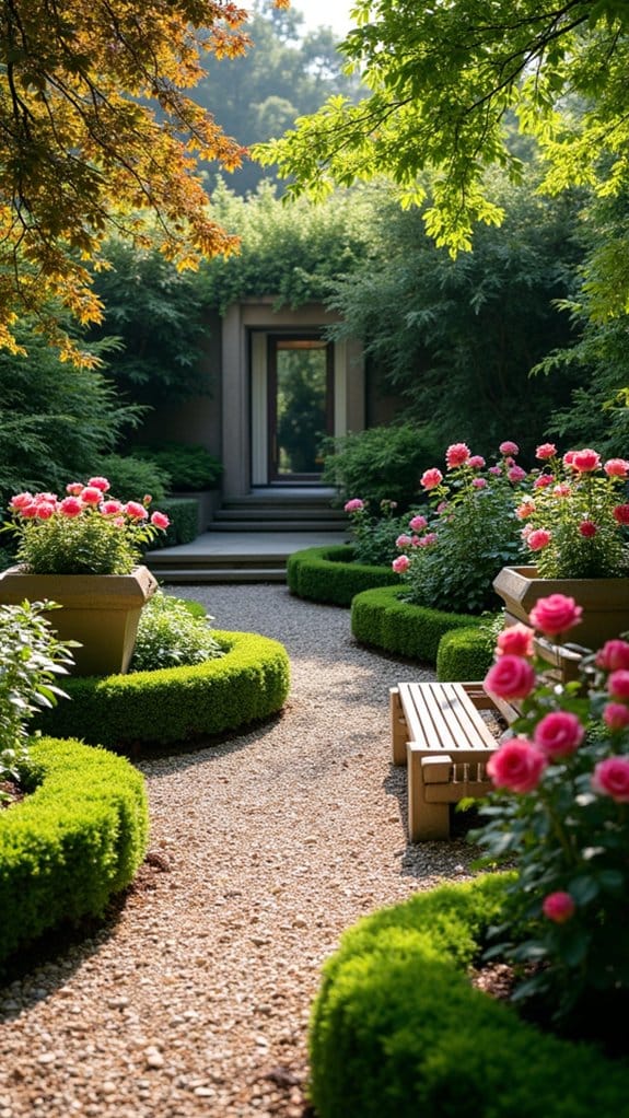beautiful rose garden design