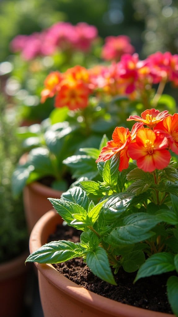 begonias enhance edible gardens