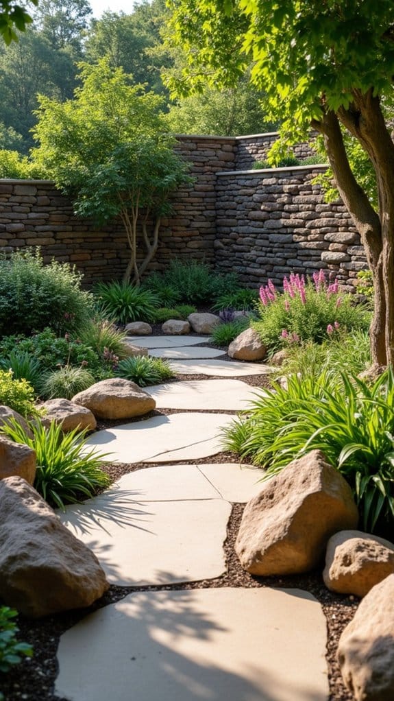 bold stacked stone walls