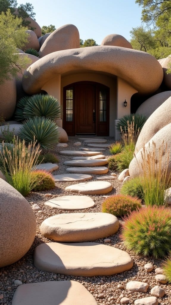 boulder accents enhance landscapes