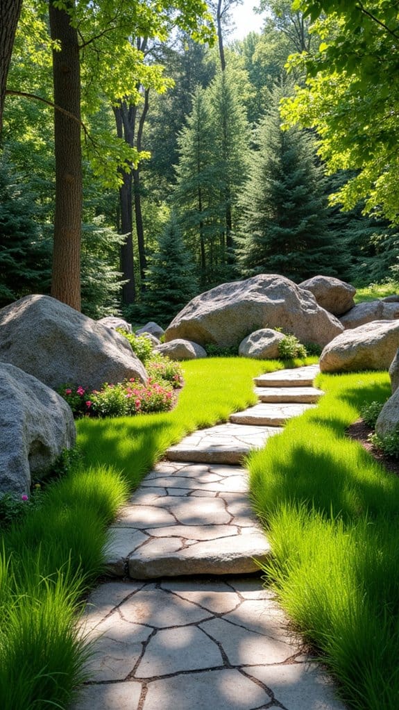 boulders prevent soil erosion