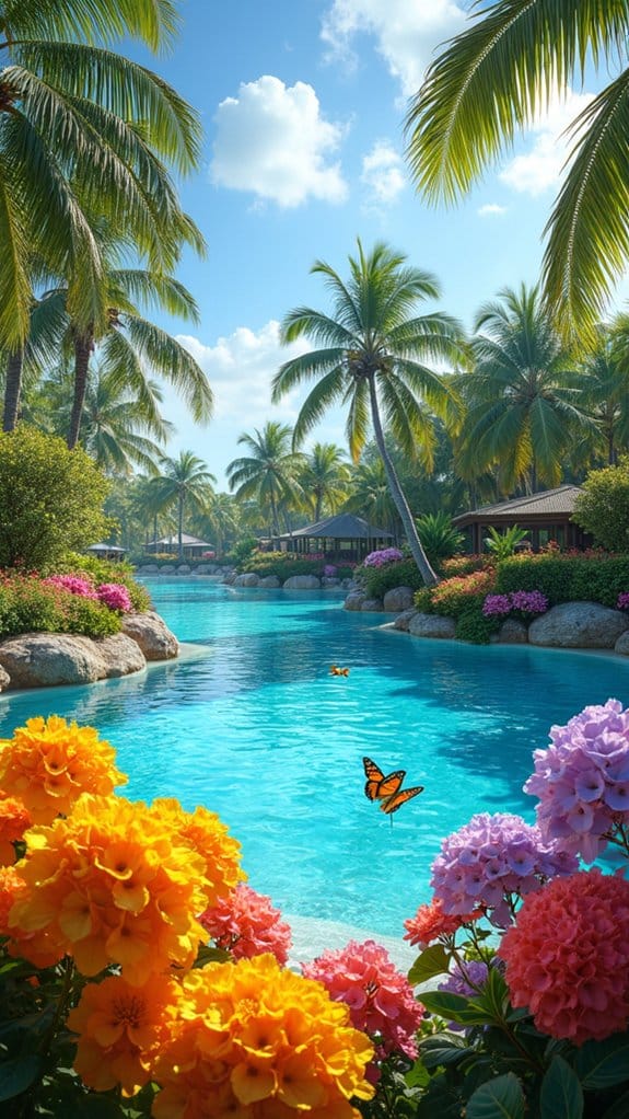 butterflies love vibrant lantana