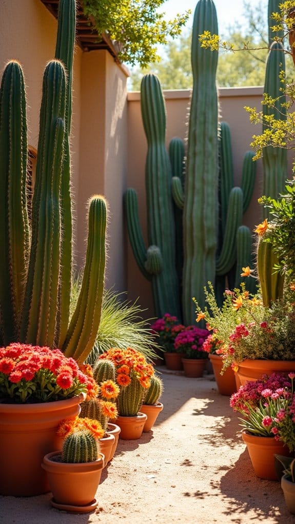 cacti s unique shapes thrive