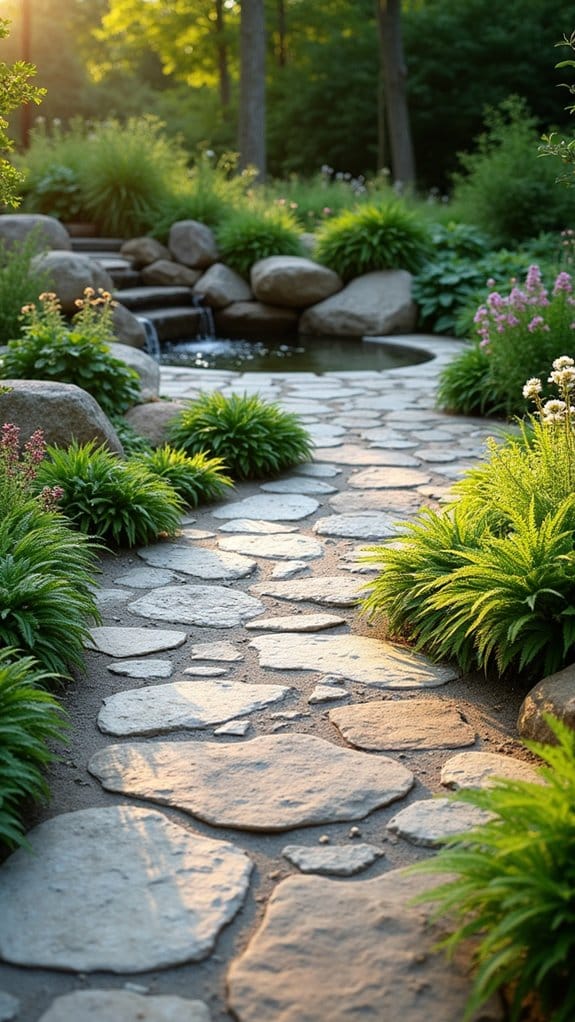 charming durable textured patio