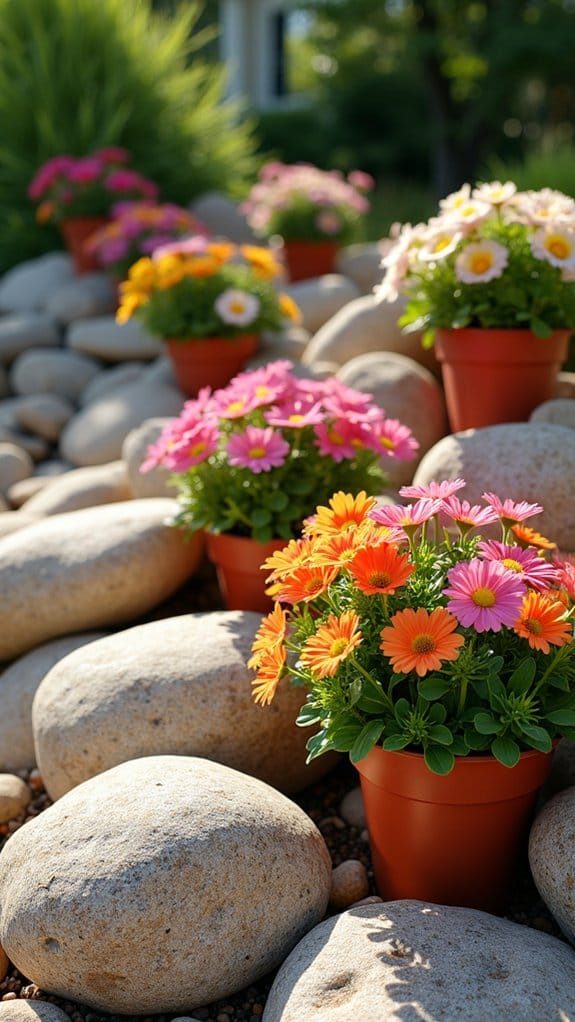 charming flower pot borders