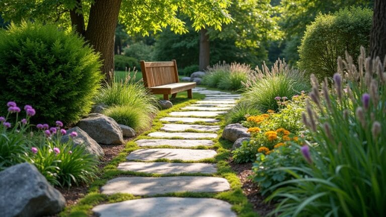 charming rock pathways ideas