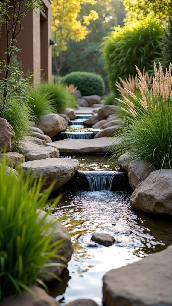 charming rock water features