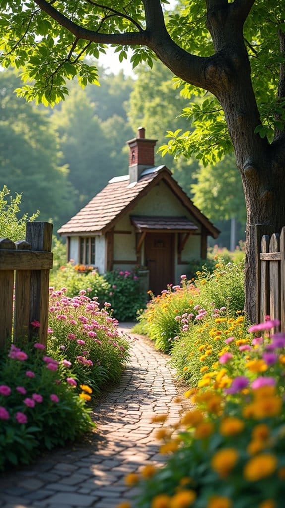 charming rustic fence backdrop