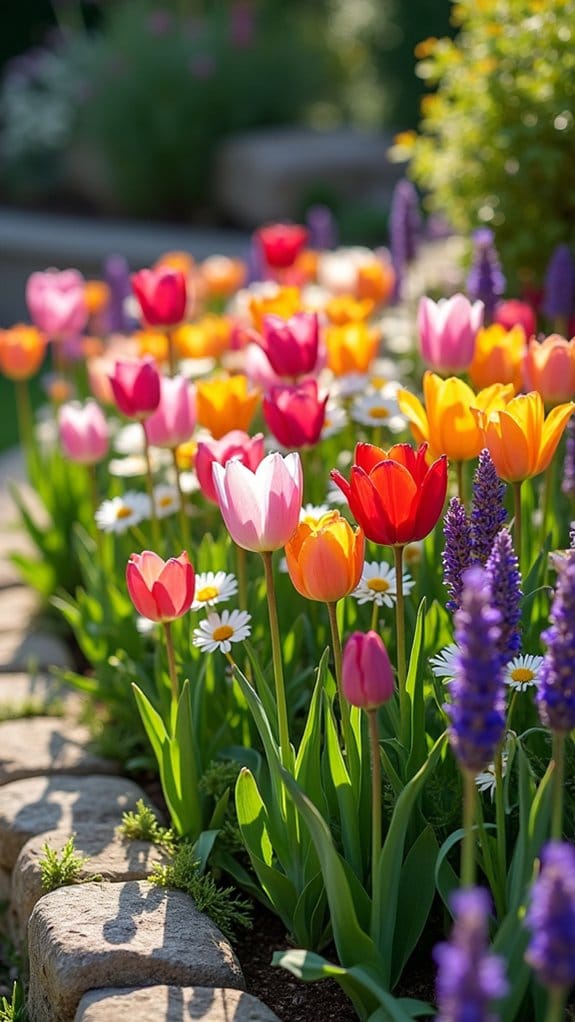 charming rustic stone borders