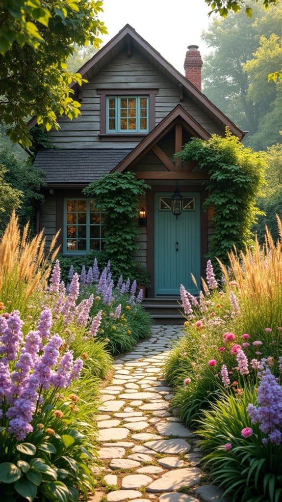 charming vibrant garden tapestry