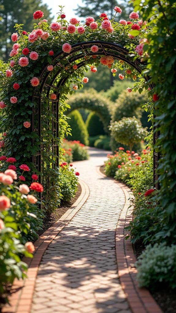 charming vintage brick walkway