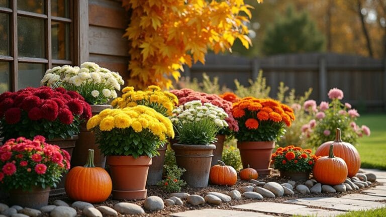 chrysanthemum landscaping for fall