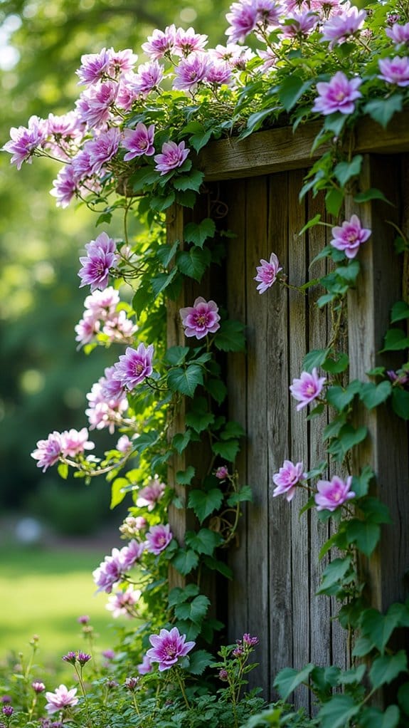 clematis paired with climbers