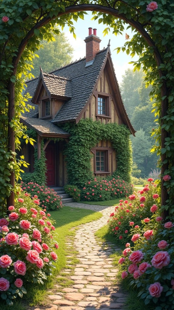 climbing roses enhance gardens