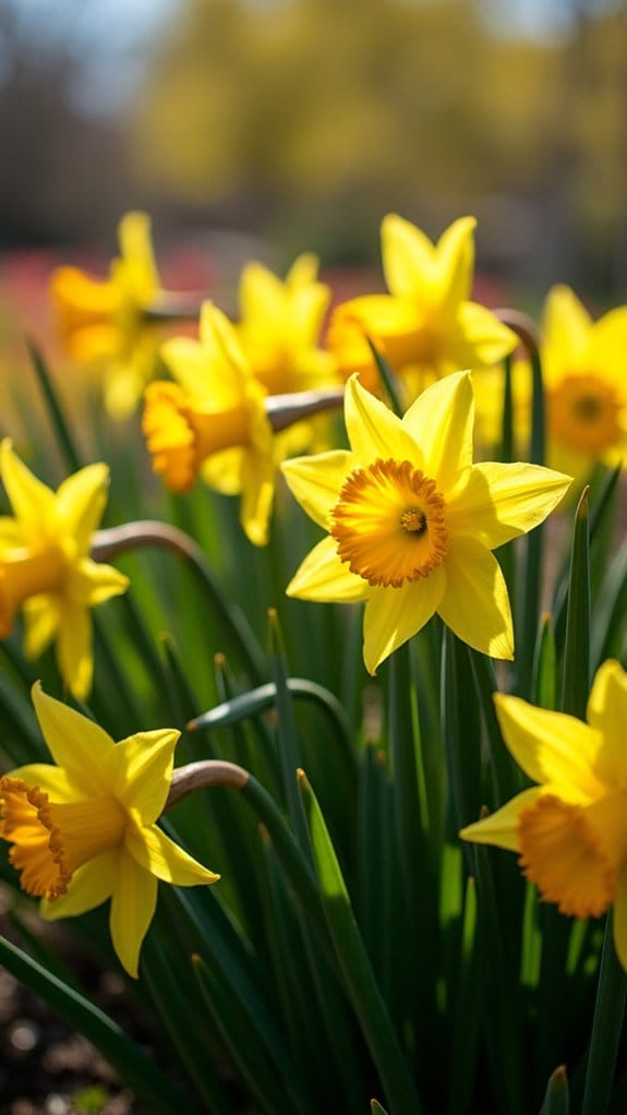 clustered daffodils for impact