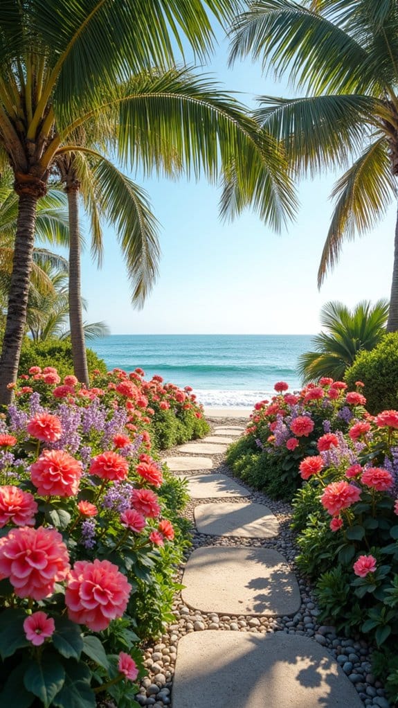 coastal garden blooms inspiration