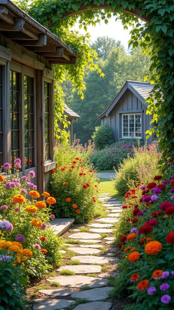 colorful annuals enhance gardens