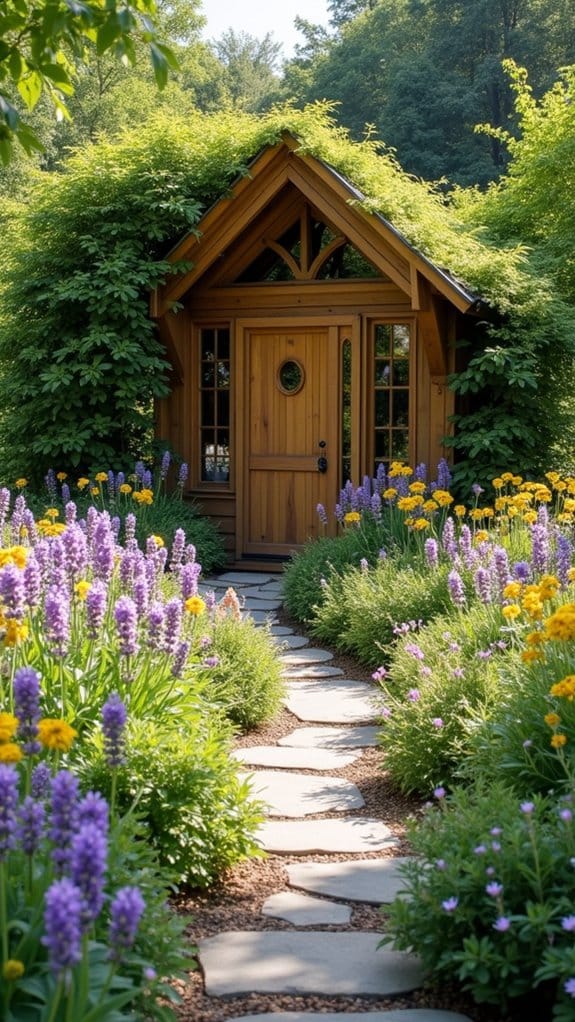 colorful seasonal landscape design