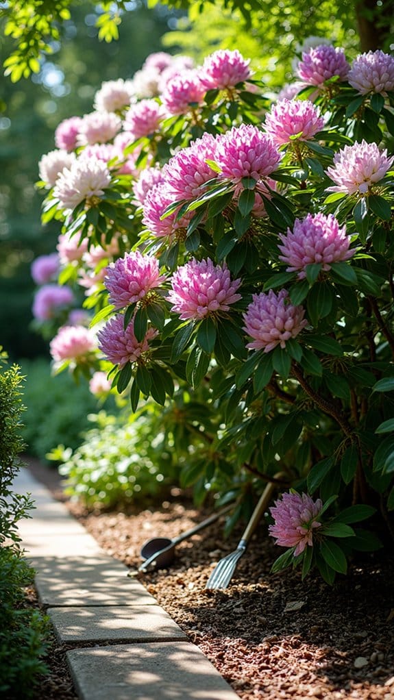 consistent care for rhododendrons