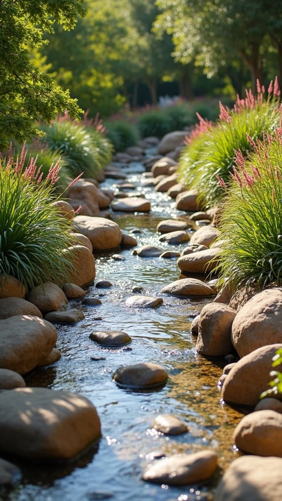 constructing a budget friendly creek