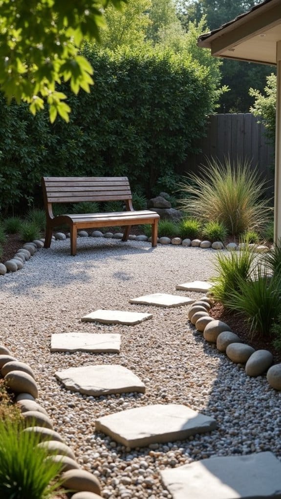 crushed stone patio creation