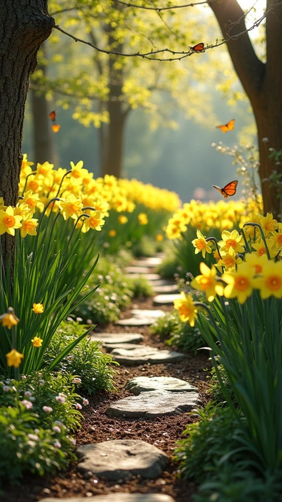 daffodils attract pollinators thrive