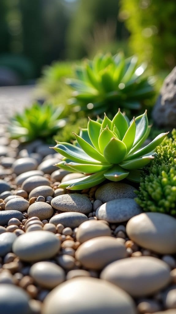 decorative stone border enhancement