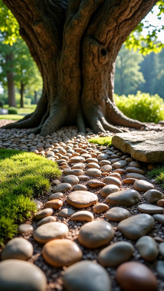 decorative stone mulch benefits