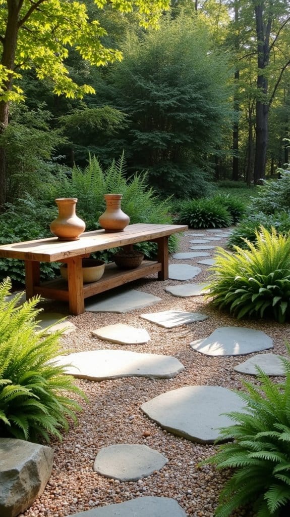 decorative stone patio accents