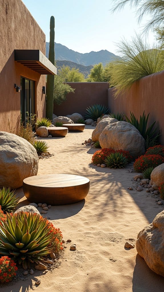 desert inspired seating areas