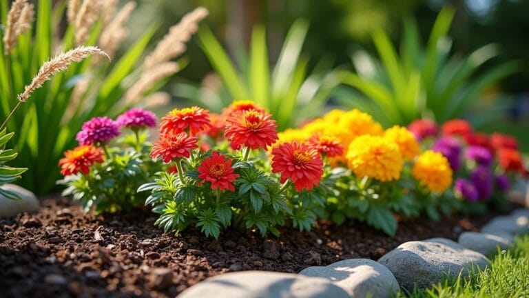 diy flower bed landscaping