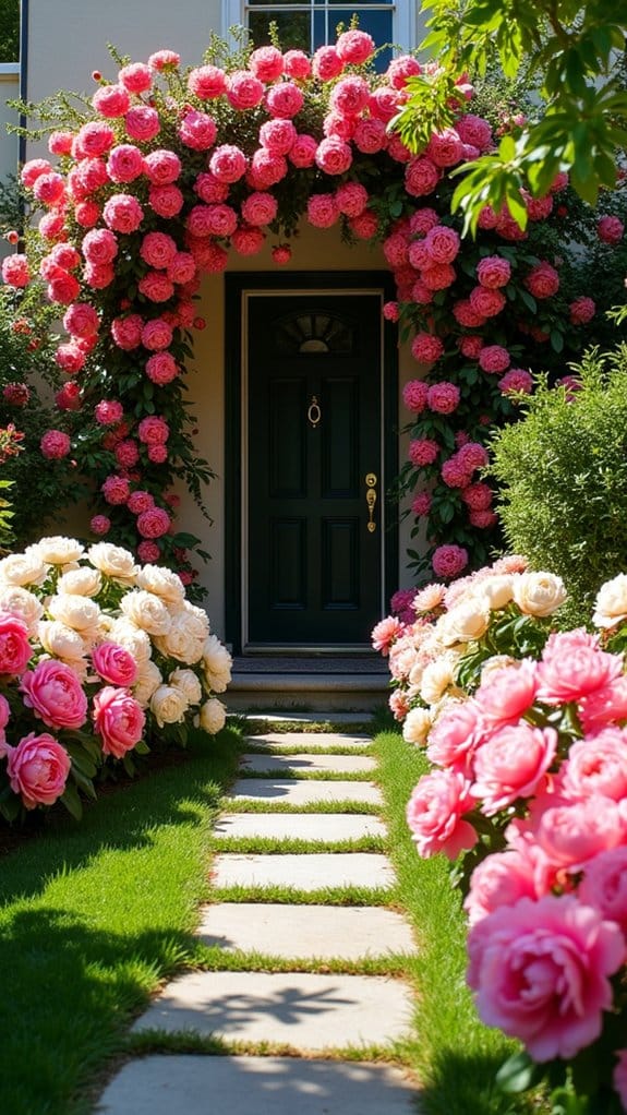 dramatic peony arrangements enhance beauty