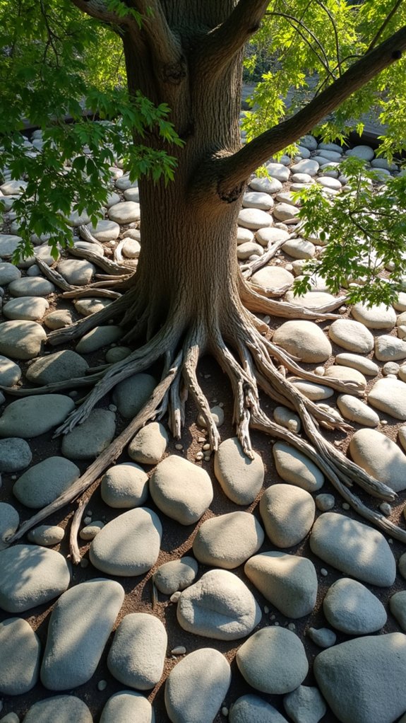 driftwood and rocks harmony