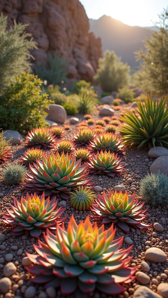 drought resistant garden borders