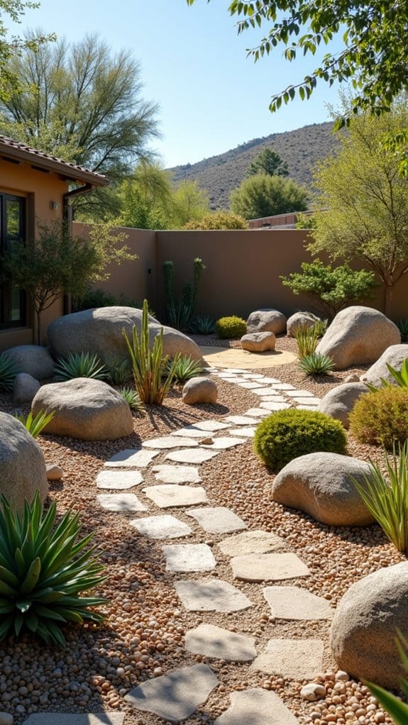 drought resistant rock landscapes design