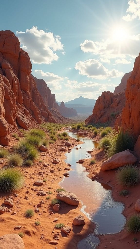 dry river bed design