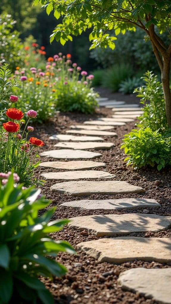 eco friendly garden stone borders
