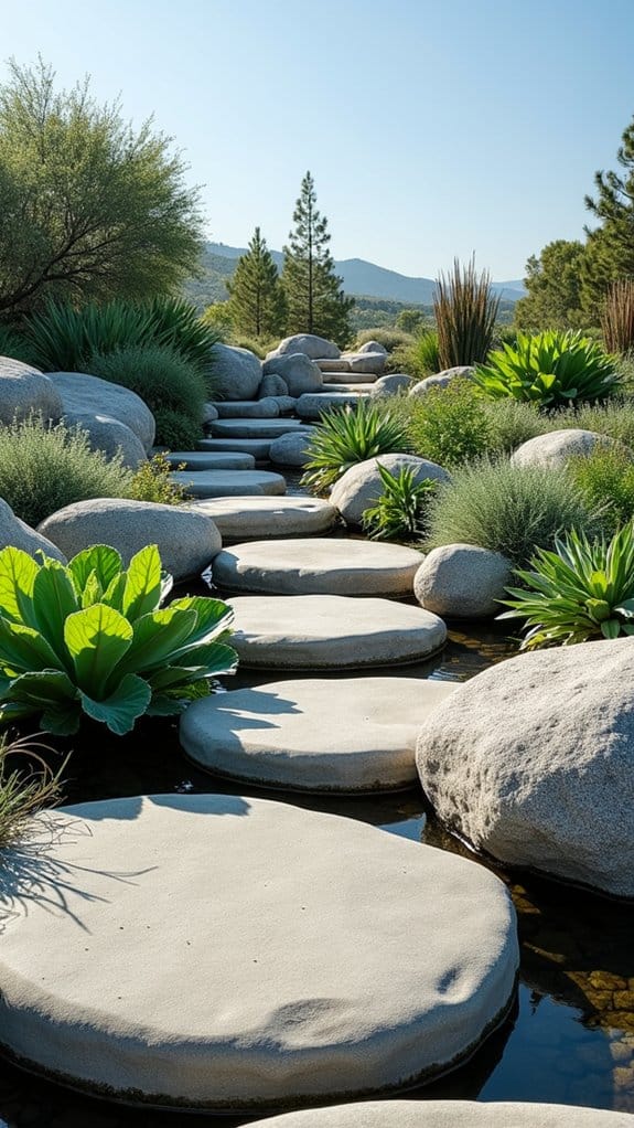 edible herbs in rock gardens
