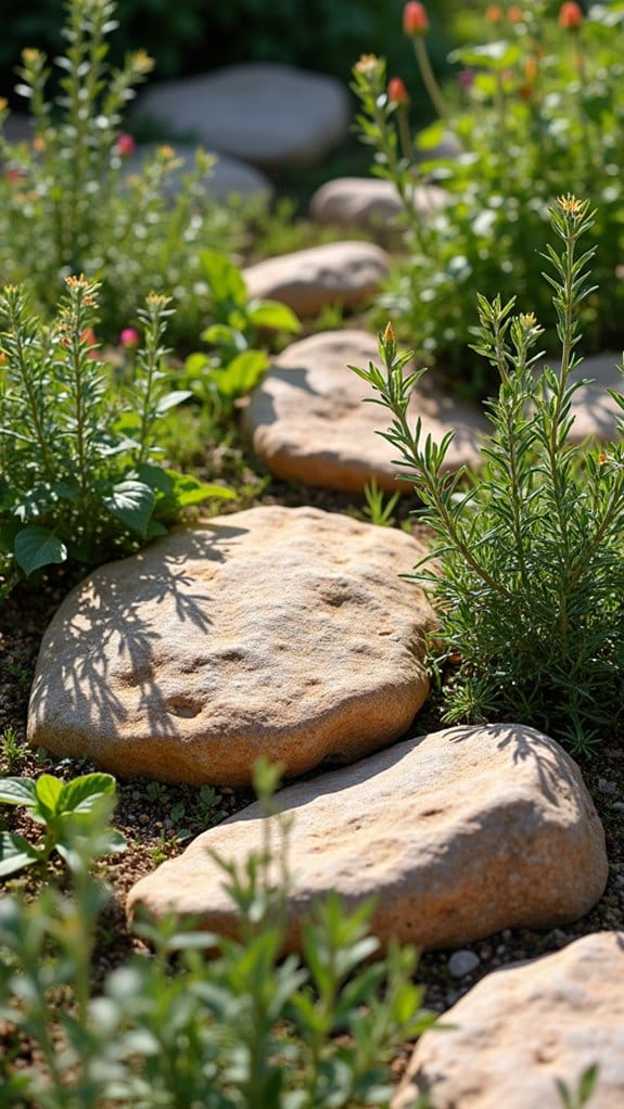 edible rock garden herbs