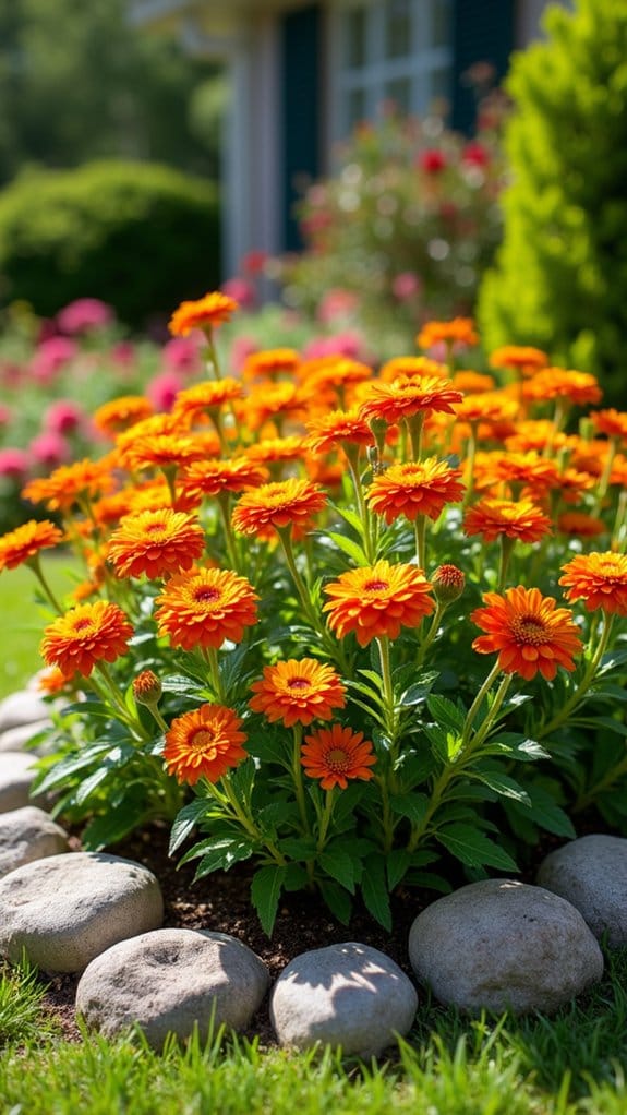 elegant decorative stone edging