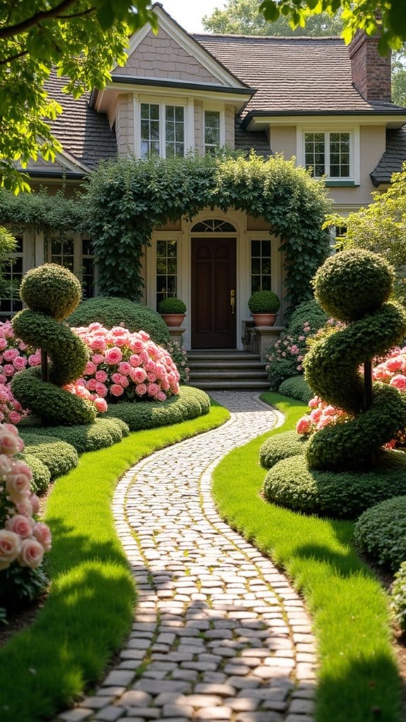 elegant garden focal points
