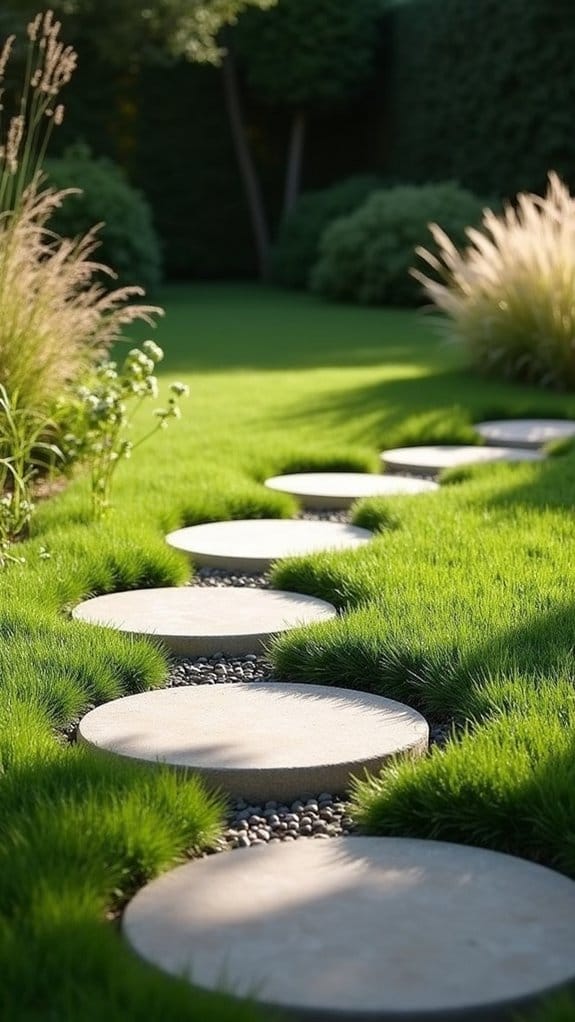 elegant garden path design