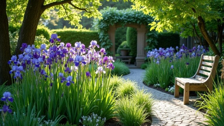 elegant iris landscape designs
